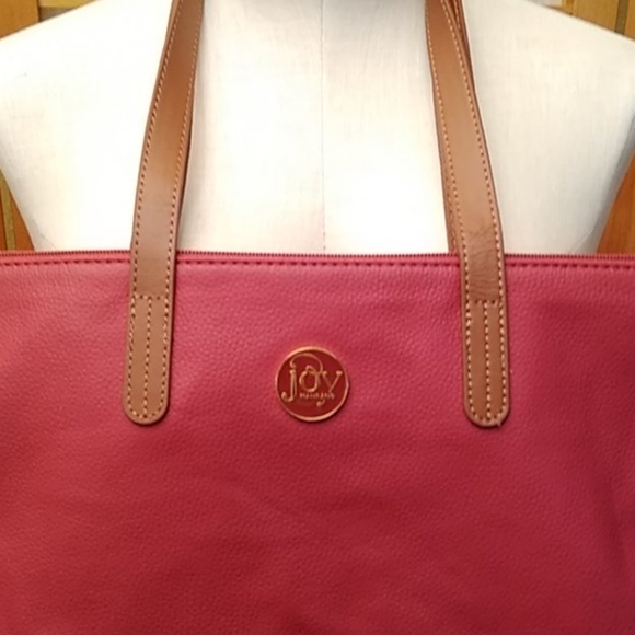 Joy Mangano Bags Joy Mangano Leather Tote Poshmark